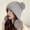 Gray, variant on Women Winter Warm Knitted Hat Cold and Windproof Pullover Hat Cute Hat Gift for Her---Gray