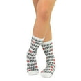 thumbnail image 6 of TeeHee Valentine's Day and Mother's Day Love Cotton Crew Socks for Women 5-Pairs, 6 of 7