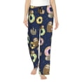 thumbnail image 2 of Lsque Sloth with Donuts Print Women's Pajama Pants, Lounge Pant - Comfortable Home Wear,Elastic Waistband, Stylish Design-X-Large, 2 of 9