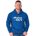 thumbnail image 5 of Fun Guy Fungi Mushroom Nerdy Geeky Men Big & Tall Graphic Hoodie Brisco Brands 2X, 5 of 6