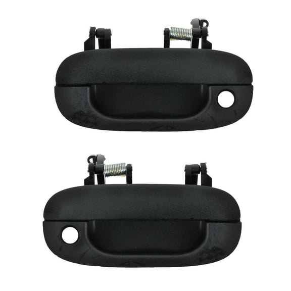 TRQ Door Handle Exterior Front LH RH Pair Set for Dodge Ram 1500 2500 3500 Truck DHA36960
