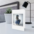 thumbnail image 5 of DistinctInk Greeting Card / Note Card - Norwegian Elkhound Graduation - PACK of 3, 5 of 7