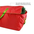thumbnail image 3 of DUNCHATY 48" x 15" x 20" Christmas Tree Storage Bag, Fits Up to 7.5 ft Tall Artificial Tree, Heavy Duty Waterproof Red Christmas Tree Storage Container with Zipper and Handles, 3 of 7