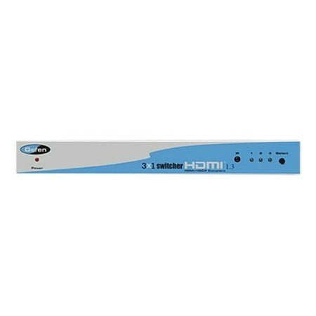 Gefen 1080p Hdmi Scaler - Gefen 3x1 Switcher for HDMI - Video/audio switch - 3 x HDMI - desktop