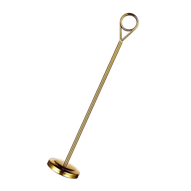 Support de Chiffres de Table en Acier Inoxydable Support de Panneau Support Photo Supports de Menu en Acier Inoxydable pour Hôtel Doré 25 cm