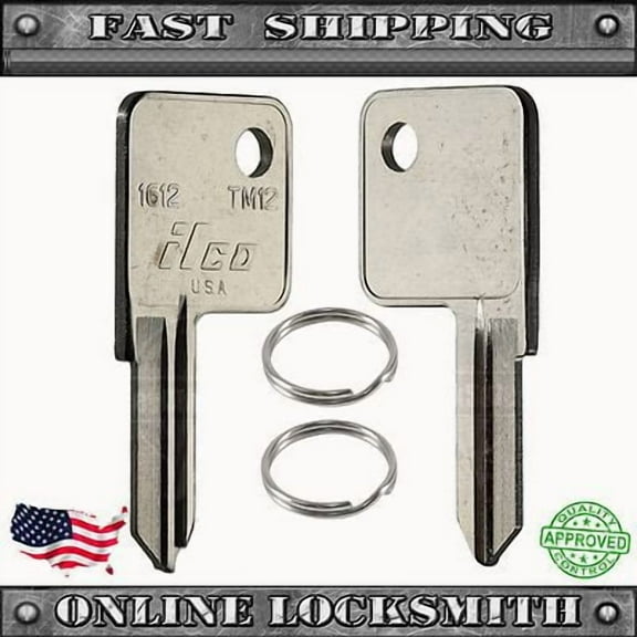 2 RV Keys - Trimark TM12 / 1612 / 81205-03 - Recreational Vehicle Keys KS610