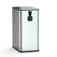 Nine Stars 2.6 Gallon Trash Can, Slim Step On Bathroom Trash Can