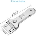thumbnail image 3 of 6pcs Hob Scraper Blades Cleaning Spatula Sticker Glue Ice Remover Razor Window Gap Glass Ceramic Kitchen Cleaner Tools, 3 of 4