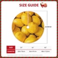 thumbnail image 2 of Rateoe Ripe Yellow Lemon Pattern Christmas Tree Skirt with Ties , Christmas Tree Decorations, Farmhouse Christmas Decor Xmas Holiday Decorations-36", 2 of 6