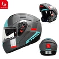 thumbnail image 3 of NEW Cascos De Carreras Profesionales MT ATOM SV, Cascos Modulares De Cara Completa Aprobados Por ECE DOT, Originales, Invierno, 3 of 5