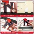 thumbnail image 3 of Belanttega Baseball One Letter Sign Table Centerpiece First Birthday Decoration, My Rookie Year Centerpieces Sport Theme Party Supplies One Year Old 1st Birthday Photo Props, 3 of 7