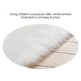 thumbnail image 6 of 12 x 16 Inch Heart Shaped Rug Heart Rug for Bedroom Fluffy Area Rugs Soft Faux Fur Rug Non Slip Carpet for Home Living Room Decor Kids Nursery Girls Dorm, 6 of 9