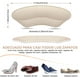 thumbnail image 3 of 12PCS Plantillas Para Zapatos, Almohadillas de Talón Adheribles para Zapatos de Mujer y Hombre, Plantillas Protectoras Tacones Gruesas, Relleno para Zapatos Grandes Cojines de Talón Antideslizante, 3 of 5