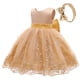 thumbnail image 3 of Vestido CMMCHAAH para niñas pequeñas, dorado, 2-3T, 3 of 6