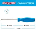 thumbnail image 2 of CHANNELLOCK #1 x 4-inch Professional Phillips Screwdriver, Precision Machined with Magnetic Tip & Tri-Lobe Grip, Ideal for Home Improvement, Made in USA (P104H), 2 of 12
