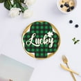 thumbnail image 6 of Uuowzo 24 Pcs St Patrick's Day Plates and Napkins Supplies Set Shamrock Theme Party Disposable Tableware Kit Decorations Favors for Birthday Party Shower, 6 of 6