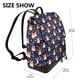 thumbnail image 2 of Easygdp Corgi Lying With Moons And Stars Mochila de Cuero para Mujeres, Bolso de Hombro, Bolsos de Mano de Moda para Trabajo y Viajes, 2 of 4