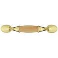 thumbnail image 4 of Hickory Hardware P794 Gladstone 3" Center To Center Wood Insert Rustic Cabinet Handle /, 4 of 5