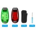 thumbnail image 3 of Unique Bargains LED Feu de Sécurité, Feu Arrière de Vélo en Cours d'Exécution LED Vert, Rouge, 3 of 6