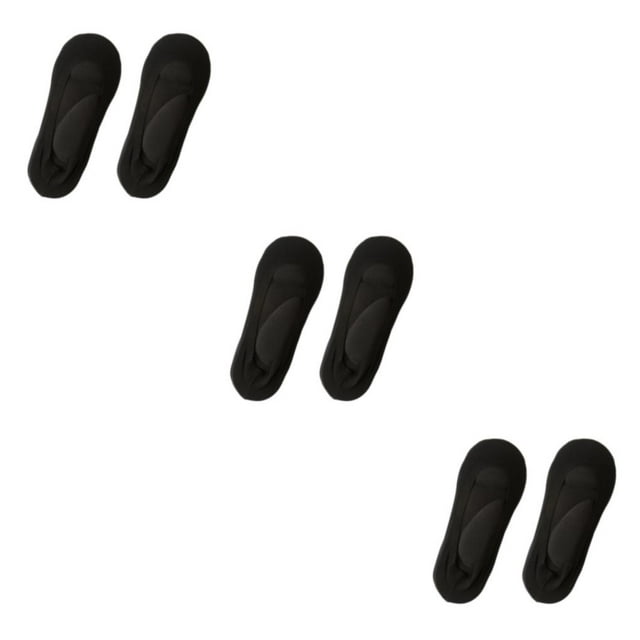kurtrusly Stylish And Supportive 3D Ankles Socks Fit For Every Foot Skin Color Arch black 35-39 3Set