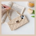 thumbnail image 6 of for iPhone 14 Pro Wallet Case ,Crossbody Phone Case with Lanyard Strap Cute Purse Case Flip Credit Card Holder Soft Silicone Girls Lady Handbag Case for iPhone 14 Pro Khaki, 6 of 15