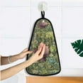 thumbnail image 5 of Hanging Hand Towels For Kitchen Bathroom Home Decor Lightweight Hippopotamus in A Wildflower, 5 of 6