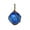 Blue, variant on Hampton Nautical Orange Japanese Glass Ball Fishing Float with Brown Netting Decoration 2"