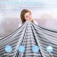 thumbnail image 6 of Catalonia Cooling Blanket for Hot Sleepers, Summer Bed Blanket for Warm Night Sweat, Cool Sofa Throw Blanket for Hot Flashes, Soft Thin Lightweight Blanket for Adults Kids, 6 of 7