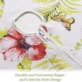 thumbnail image 3 of UMINEUX Outdoor Tablecloth with Umbrella Hole and Zipper, Spring/Summer Waterproof Table Cover for Picnic/BBQ/Garden(60" Round, Butterfly), 3 of 7