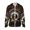 thumbnail image 1 of Fotbe Casino Cards Chaqueta con Protección Solar UPF 50+ para Hombre y Mujer, Camisa con Capucha y Bolsillos-Small, 1 of 7