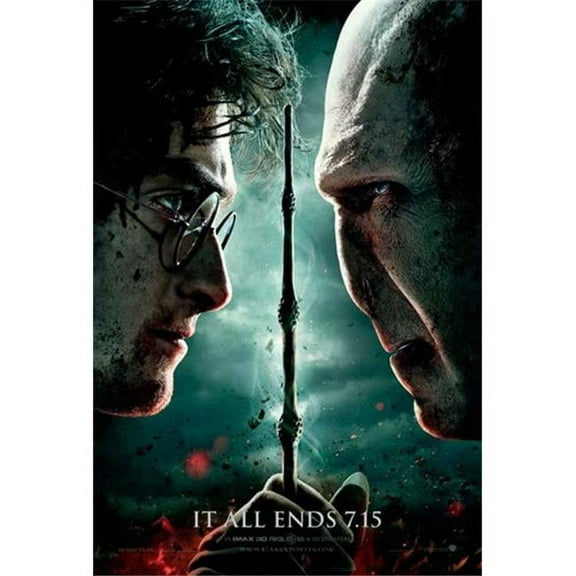 Pop Culture Graphics Harry Potter & The Deathly Hallows Part II Movie Poster, 11 x 17