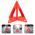 thumbnail image 1 of LIFKOME 1ensemble Triangle d'Avertissement Réfléchissant en Plastique Rouge pour Urgence Routière et Panne de Véhicule, 1 of 7