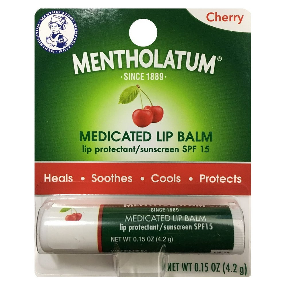 Mentholatum Lip Balm, Cherry
