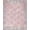 Pink Blue Ivory, Pattern 1, variant on ODIKA 4'x6' Oushak Floral Medallion With Distressed Vintage Allover Boho Motif Washable Area Rug None for Dorm Room, Small Living Stain Resistant Low Profile, Easy Care