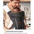 thumbnail image 5 of Besrey - Portabebés de cadera para papá, portabebés delantero de verano para recién nacidos a niños pequeños, soporte para mochila para hombre, arnés para llevar a bebés, asiento de cadera con correa, 5 of 5