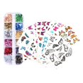 thumbnail image 1 of 30 pis de pegatinas pa decoración de uñas, transferencia de miposas, paillettes, envolturas de manicura, decoración Zulema Diseño de pegatinas de uñas, 1 of 8