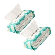 2 Bags Spa Foot Wipes Water Absorbing Towels Paper Flushable White
