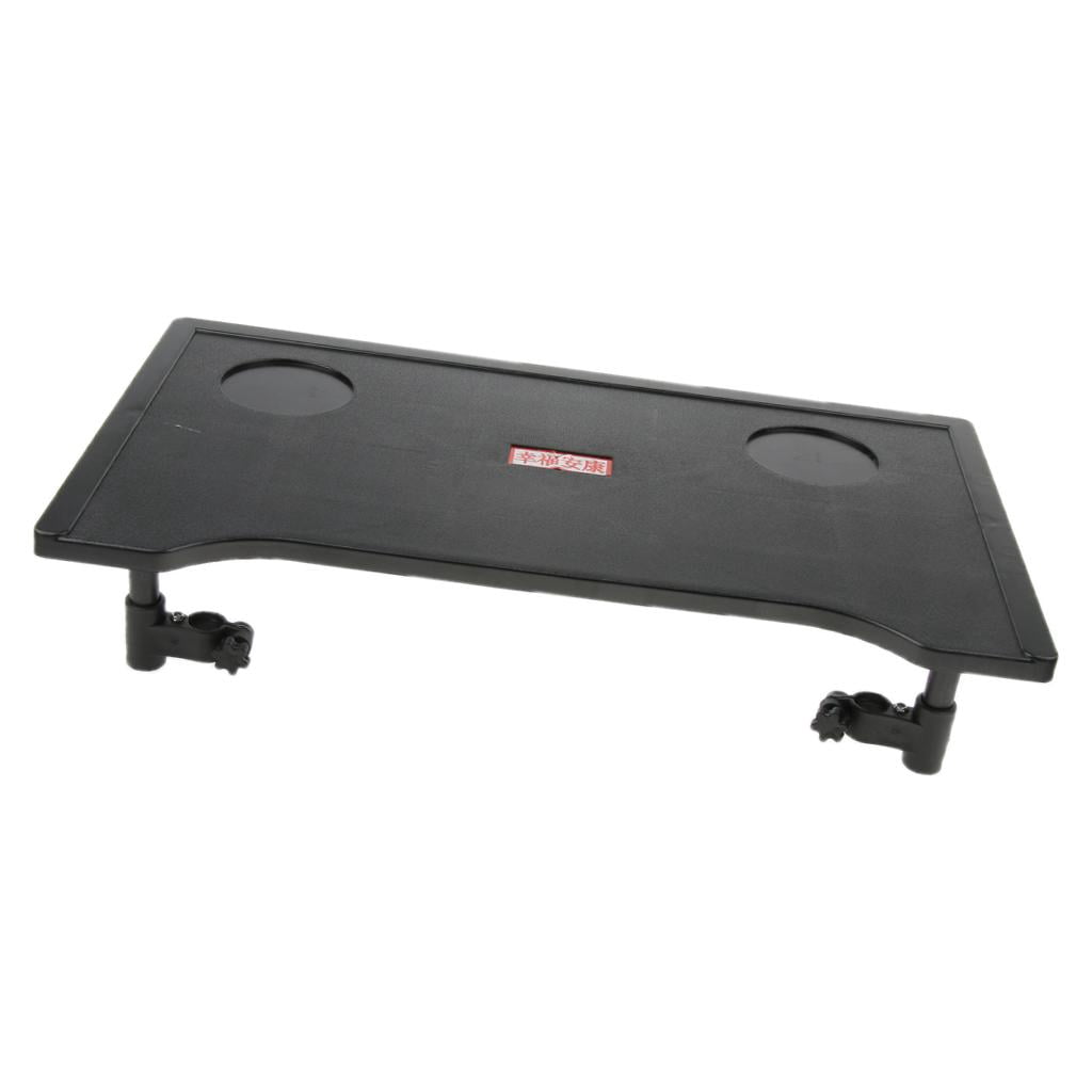 yotijay Black Wheelchair Lap Tray Table - Removable & Heavy Duty - Great for Child/Seniors/Patients Eating, Writing