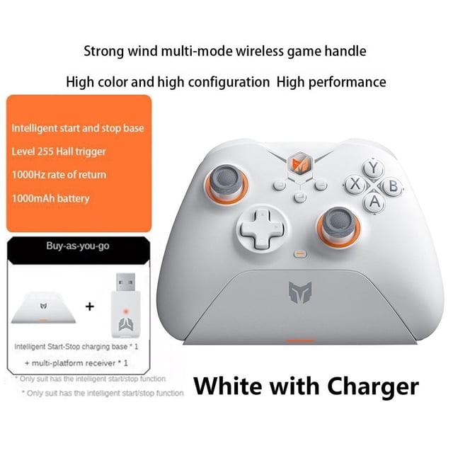 Yimiti High-Quality Wireless Gamepad For , For For Android, Pc - Enhance Your Gaming,White