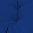 thumbnail image 5 of Jordan Manufacturing 43" x 19" Canvas Cobalt Blue Solid Rectangular Tufted Outdoor Wicker Settee Bench Cushion with Rounded Back Corners, 5 of 9
