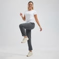thumbnail image 6 of MASKERT Women's Hiking Pants-31" Lightweight Quick Dry Sweatpants Casual Safari Work Travel Outdoor Clothes Dark Gray（Size XS-XXXL）, 6 of 7