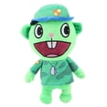 thumbnail image 1 of Muñeco de peluche oso de fresa Happy Tree Friends Flippy Fliqpy Verde militar, 1 of 4