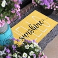 thumbnail image 5 of Summer Door Mat,Yellow Hello Sunshine Indoor Outdoor Non-Slip Doormat,Entryway Front Porch Spring Summer Welcome Door Mat for Entrance Decor,30" x 17", 5 of 6