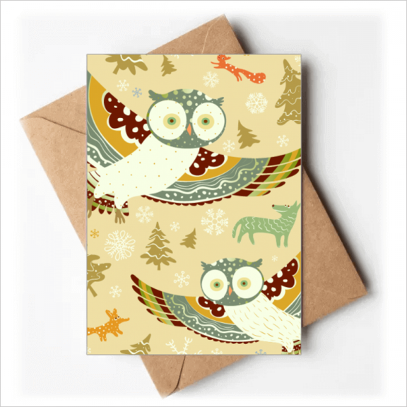Lovely Birds Owls Floral Patterns Greeting Cards You are Invited Invitations