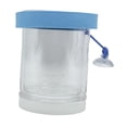 thumbnail image 4 of Caja de aislamiento de peces flotantes Incubadora de criadero de peces con copa de succión Caja de reproducción clara para Betta Gupppy Clownfish azul grande, 4 of 9