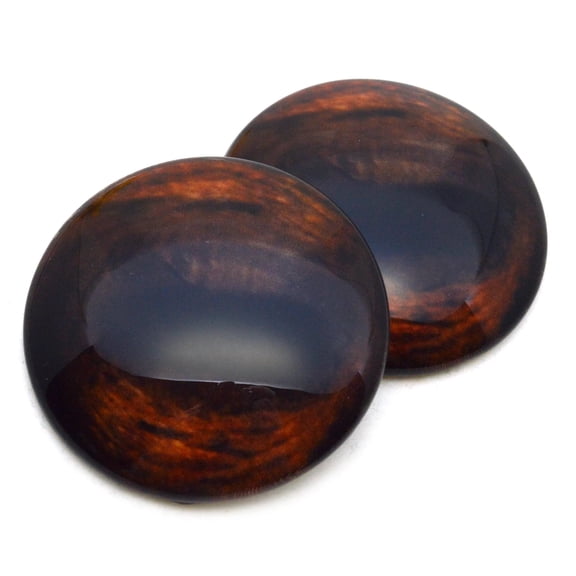 50mm Large Dark Brown Horse Animal Glass Eyes