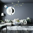 thumbnail image 4 of Unique Bargains Évent Rond de 8 Pouces, Diffuseur de Plafond Réglable pour Gril, Couvercle en ABS, Évent de Soffite à Lames avec Écran Blanc, 4 of 5