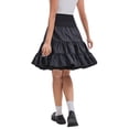 thumbnail image 3 of INSPIRE CHIC Women's Length Crinoline Prom Evening Wedding Dress Petticoats Underskirt Tutu Half Slips S Black 60cm, 3 of 6