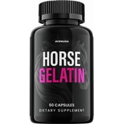 Horse Gelatin Advanced Keto Capsules – HorseGelatin Pills Advanced Blend Formula, Extra Strength, 1 Pack, 60 Capsules