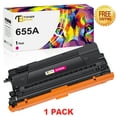 thumbnail image 2 of 1-Pack 655A Magenta Toner Cartridge Compatible for HP 655A CF453A Color LaserJet Enterprise M652dn M652n M653dn Printer Ink, 2 of 9
